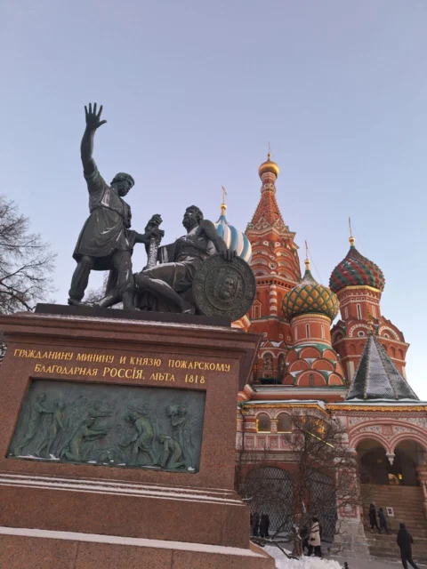 Новогодняя Москва и Матрона Московская