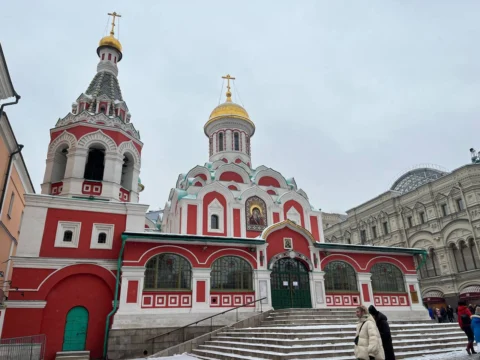 Новогодняя Москва и Матрона Московская