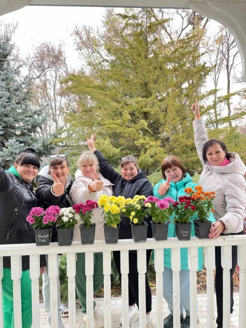 Бал Хризантем в Волжском ботсаду