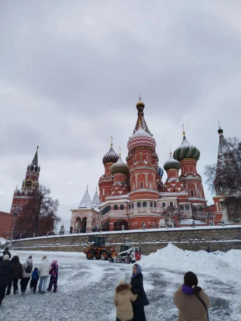 Новогодняя Москва и Матрона Московская