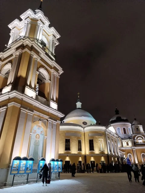 Новогодняя Москва и Матрона Московская