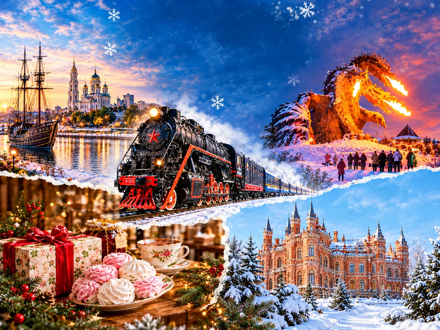 Воронежская сказка: ретро-поезд, Кудыкина гора и зефирный подарок