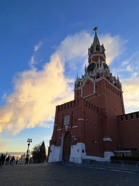 Новогодняя Москва и Матрона Московская