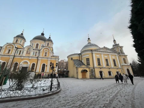 Новогодняя Москва и Матрона Московская
